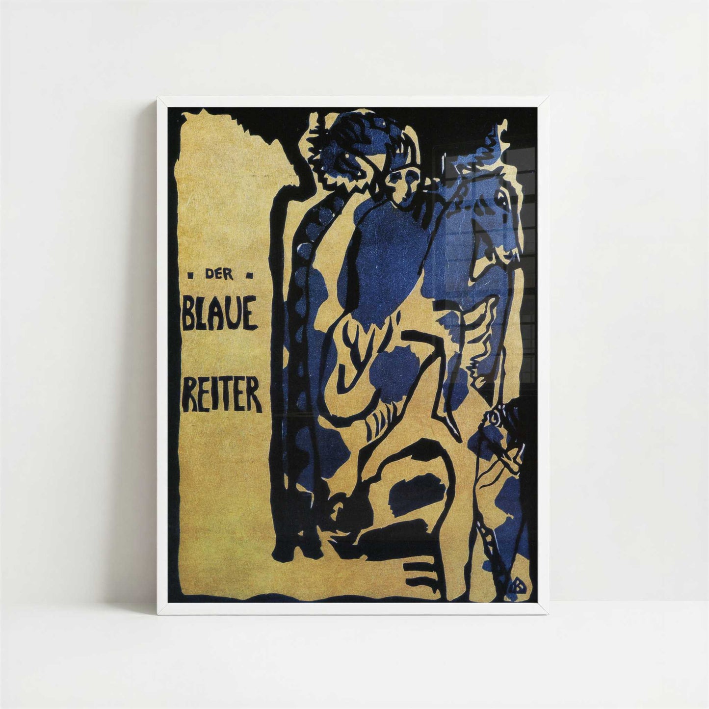 Cover for the Almanac der Blaue Reiter (1912) by Kandinsky – Art Print - Art print in white frame