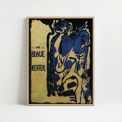 Framed Canvas - Framed canvas in oak color frame