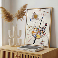 Framed Canvas - Framed canvas in a stylish interior setting