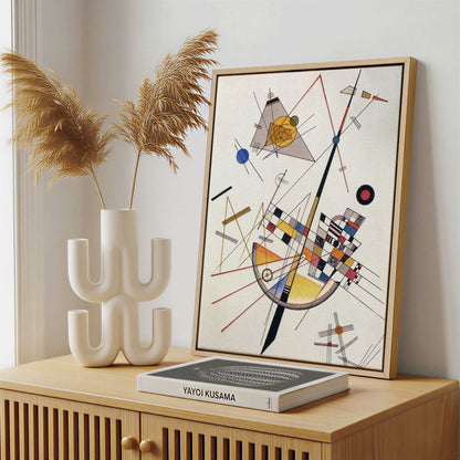 Framed Canvas - Framed canvas in a stylish interior setting