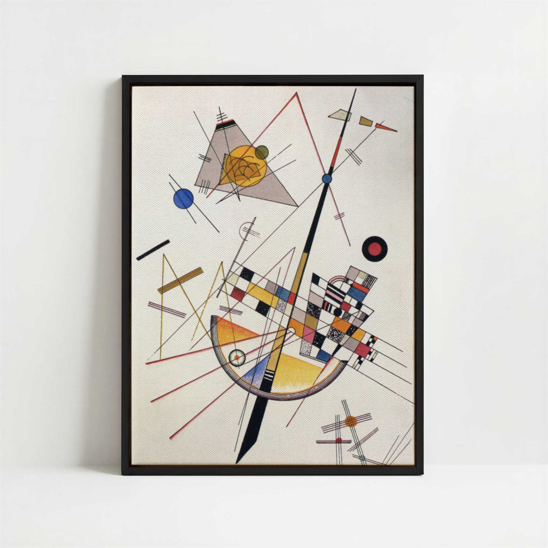 Framed Canvas - Framed canvas in black frame