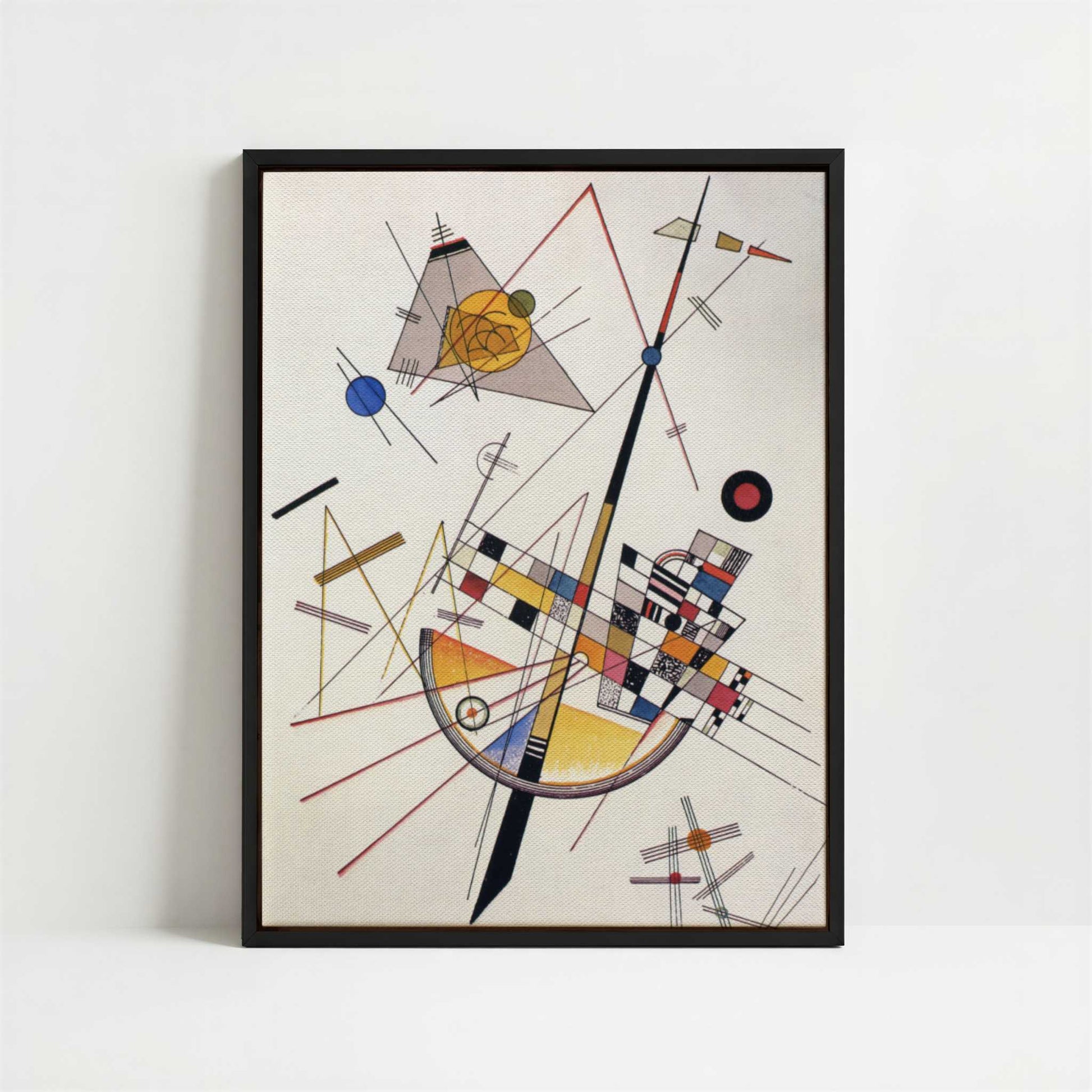 Framed Canvas - Framed canvas in black frame