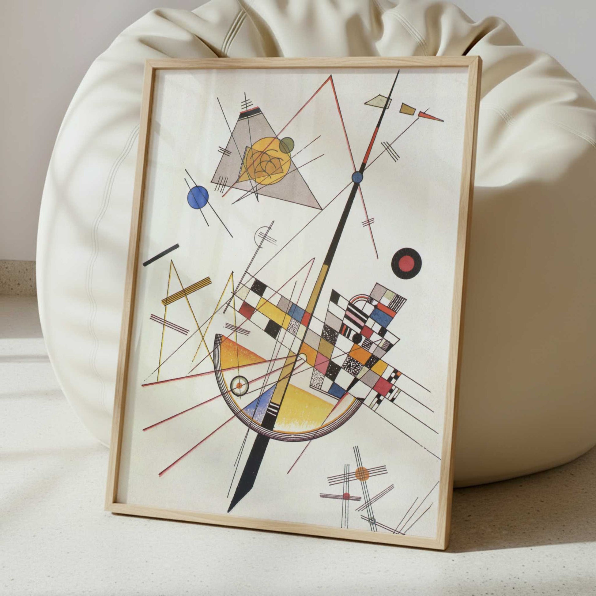 Delicate Tension (1923) by Kandinsky – Art Print - Interior inspiration