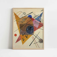 Dream Motion (1923) by Wassily Kandinsky – Art Print - Art print in oak frame