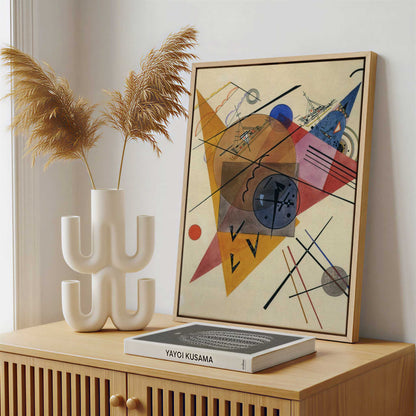 Framed Canvas - Framed canvas in a stylish interior setting