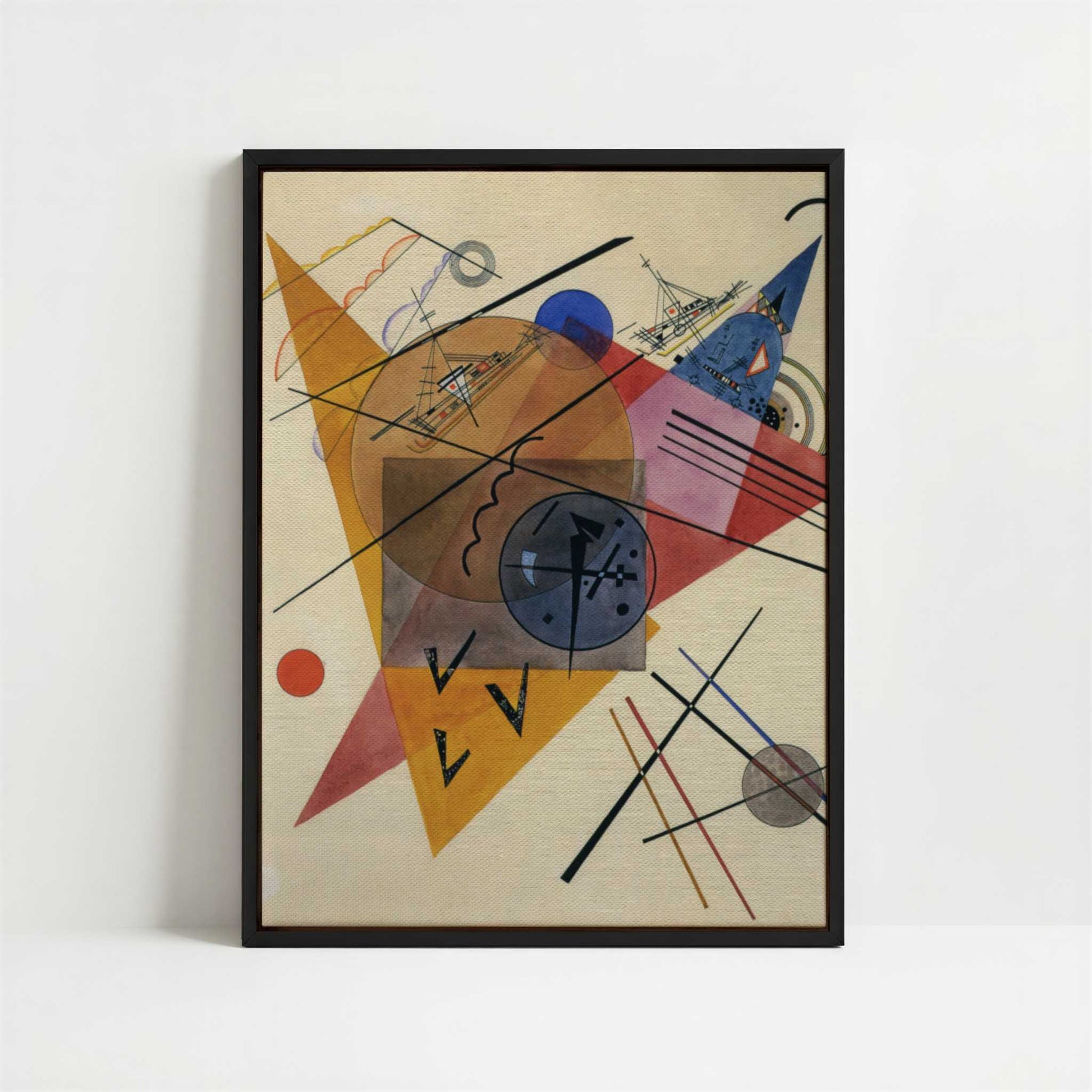 Framed Canvas - Framed canvas in black frame