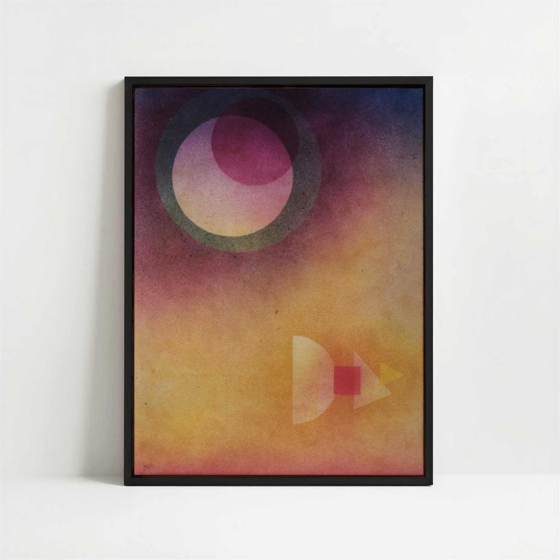 Framed Canvas - Framed canvas in black frame