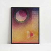 Evasive (1929) by Wassily Kandinsky – Art Print - Art print in black frame