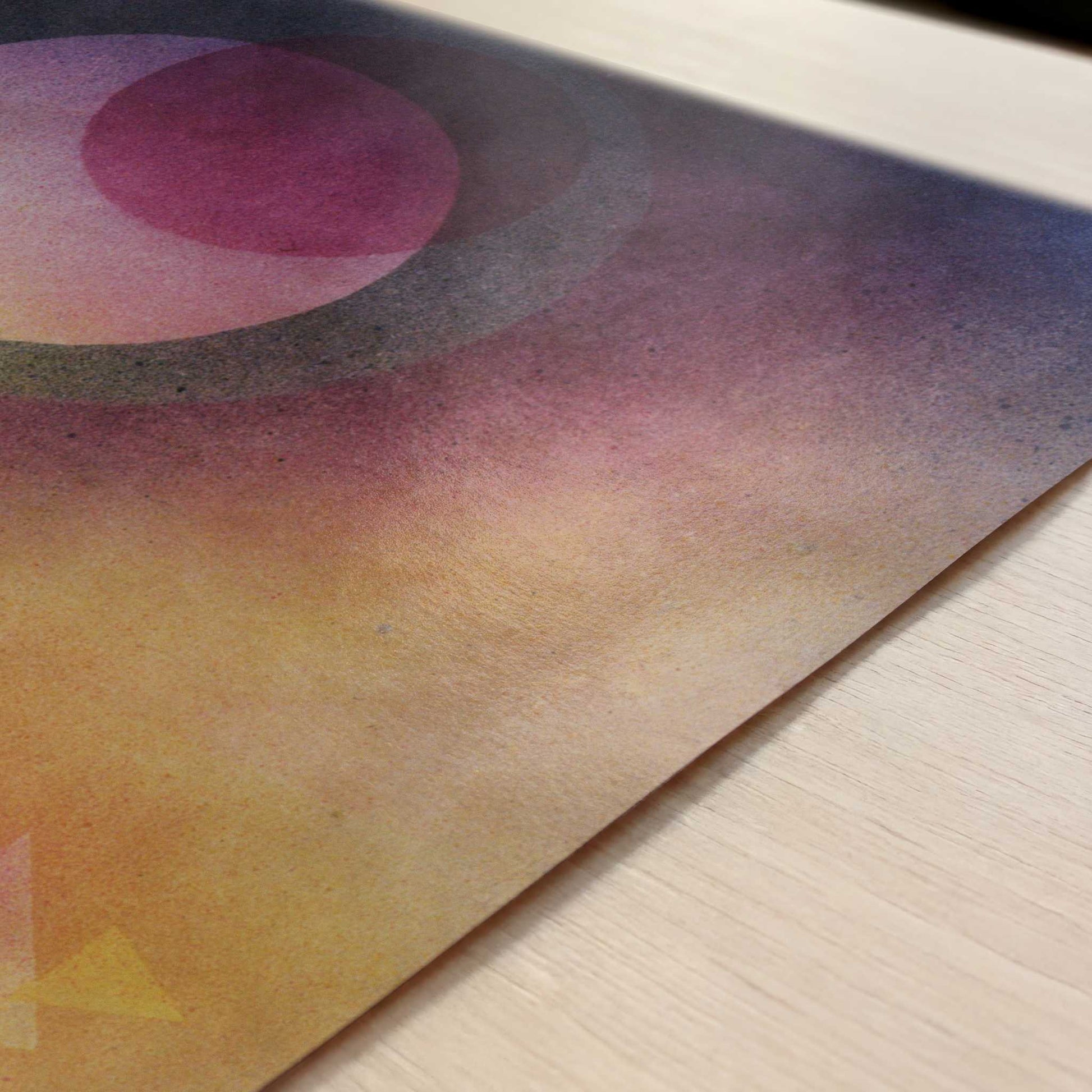 Evasive (1929) by Wassily Kandinsky – Art Print - Close-up detail of the art print