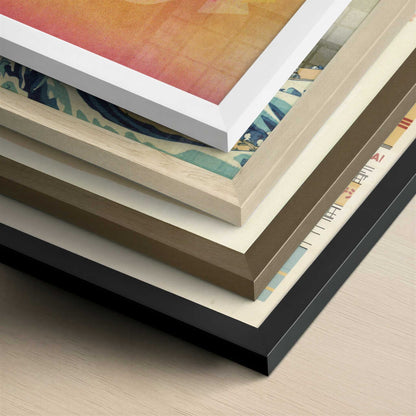 Evasive (1929) by Wassily Kandinsky – Art Print - Close-up detail of the different frames