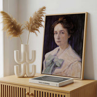 Framed Canvas - Framed canvas in a stylish interior setting