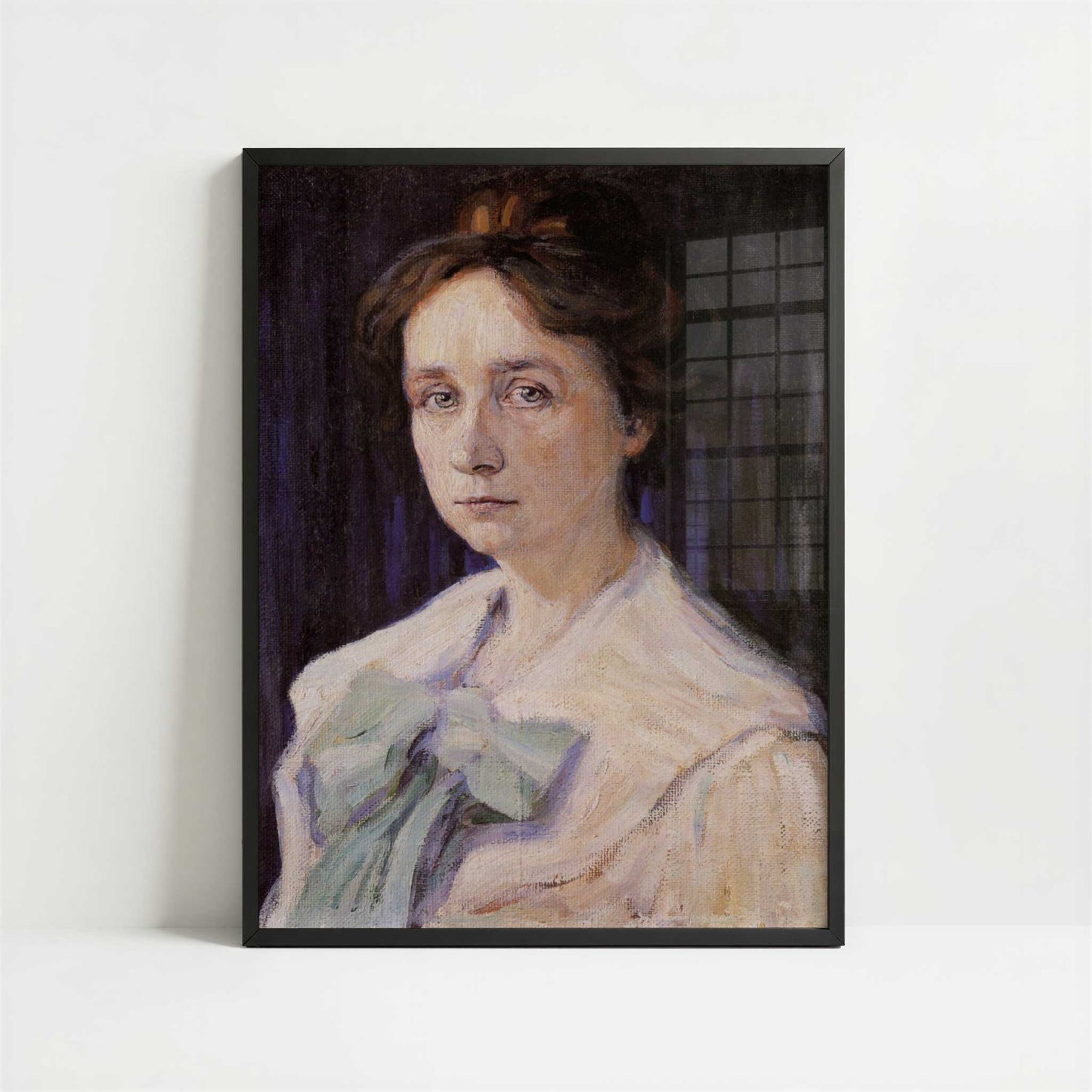 Gabriele Münter (1905) by Wassily Kandinsky – Art Print - Art print in black frame