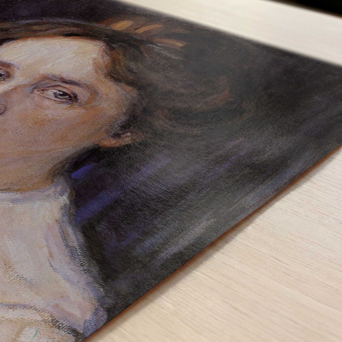 Gabriele Münter (1905) by Wassily Kandinsky – Art Print - Close-up detail of the art print