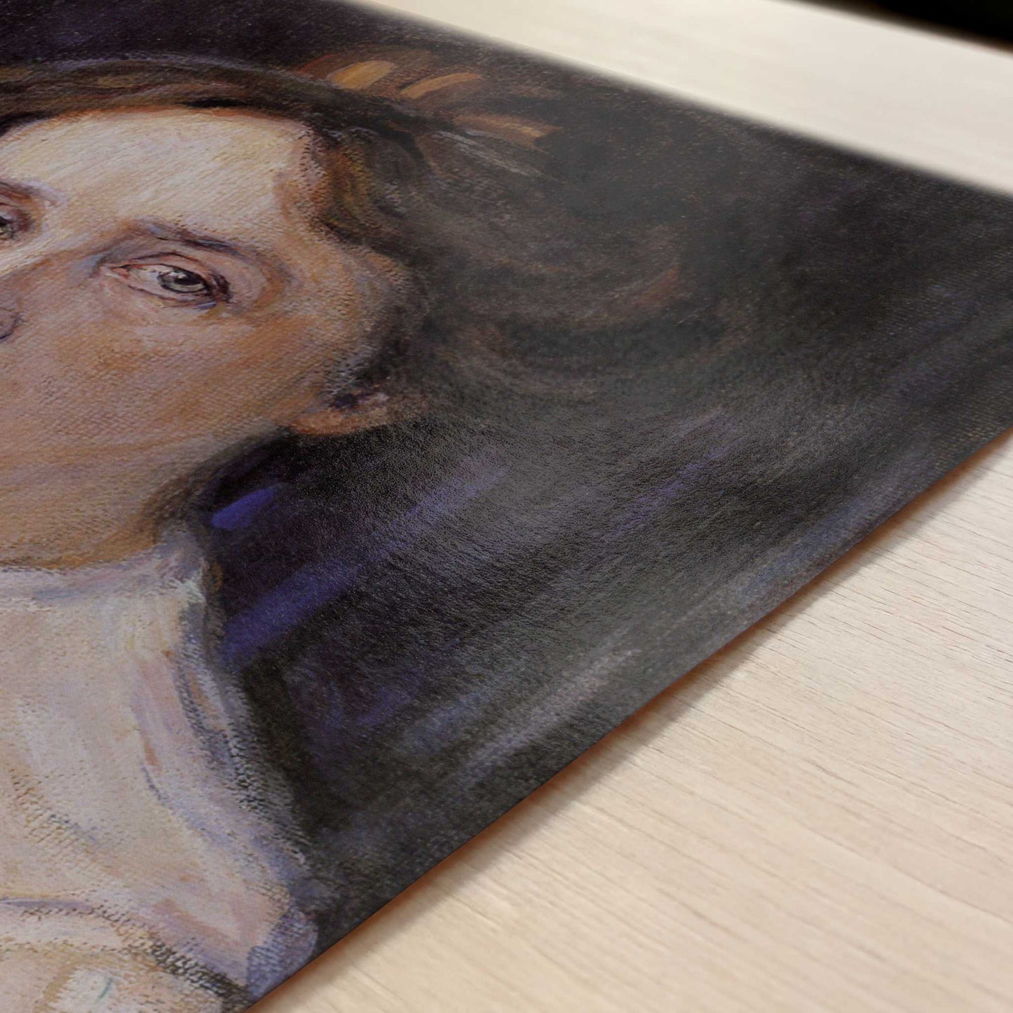 Gabriele Münter (1905) by Wassily Kandinsky – Art Print - Close-up detail of the art print