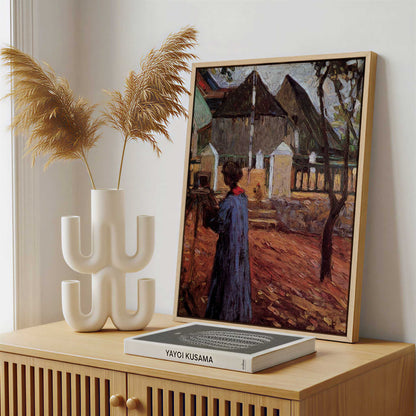 Framed Canvas - Framed canvas in a stylish interior setting