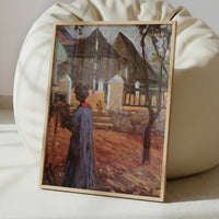 Gabriele Münter Painting in Kallmånz (1903) by Wassily Kandinsky – Art Print - Interior inspiration