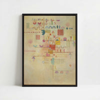 Framed Canvas - Framed canvas in black frame
