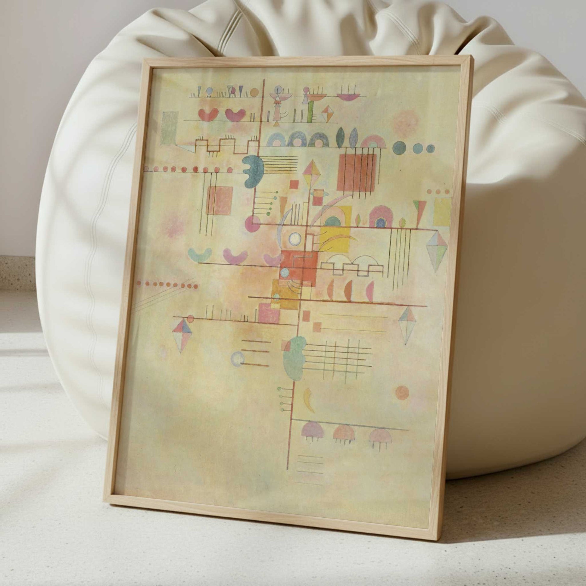 Gentle Ascent (1934) by Wassily Kandinsky – Art Print - Interior inspiration