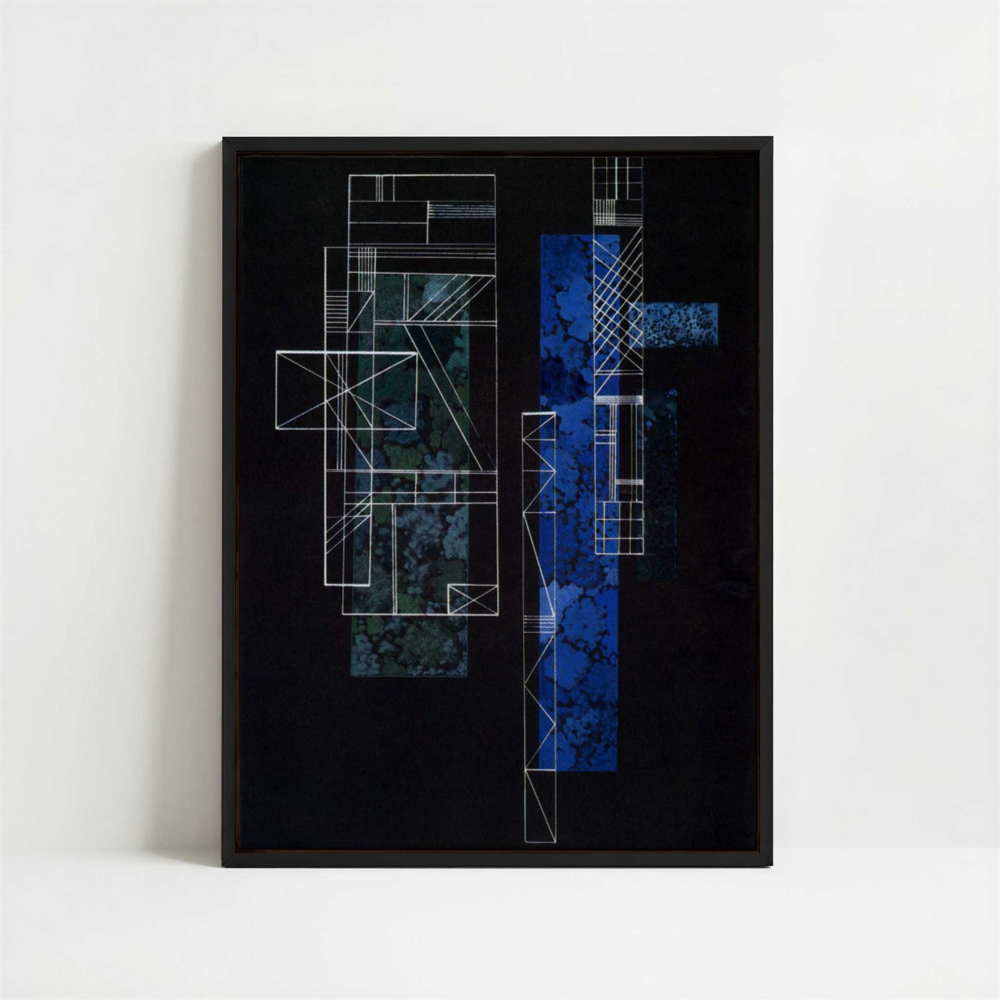 Framed Canvas - Framed canvas in black frame