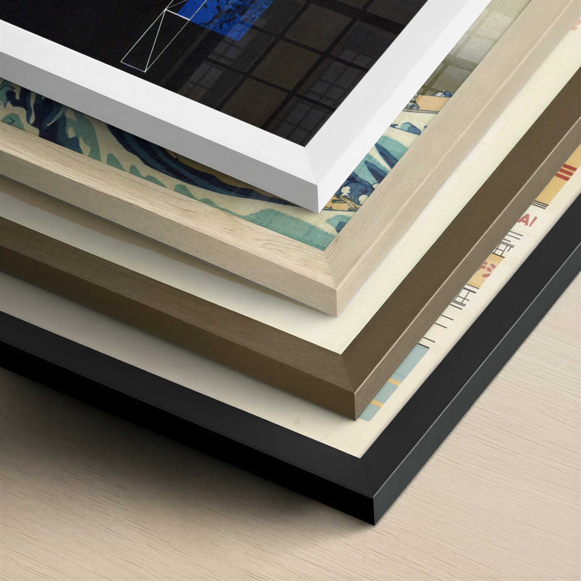 Grids (1935) by Wassily Kandinsky – Art Print - Close-up detail of the different frames