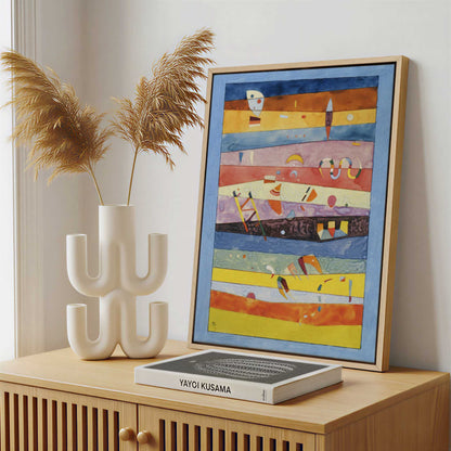 Framed Canvas - Framed canvas in a stylish interior setting