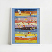 Horizontals (1939) by Wassily Kandinsky – Art Print - Art print in white frame