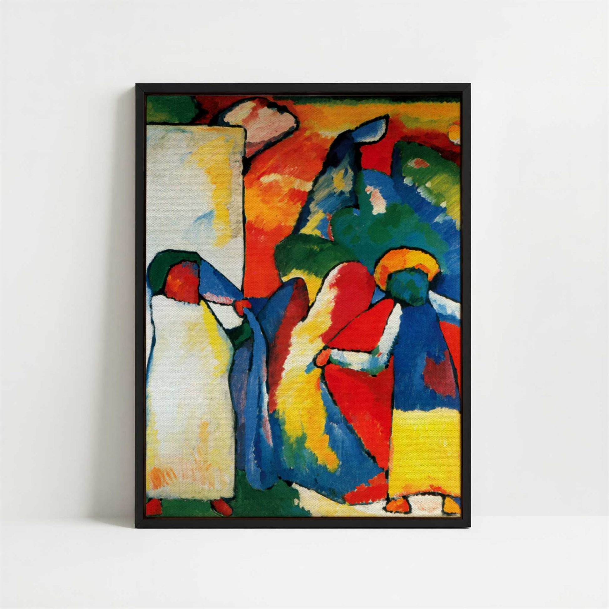 Framed Canvas - Framed canvas in black frame