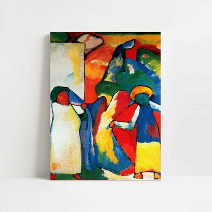 Improvisation 6 (1909) by Wassily Kandinsky – Art Print - Unframed art print