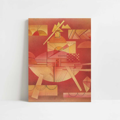 In the Heavy Red (1928) by Kandinsky – Art Print - Unframed art print