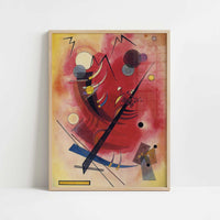Inner Simmering (1925) by Wassily Kandinsky – Art Print - Art print in oak frame