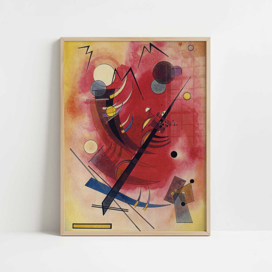Inner Simmering (1925) by Wassily Kandinsky – Art Print - Art print in oak frame