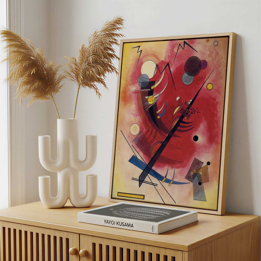 Framed Canvas - Framed canvas in a stylish interior setting