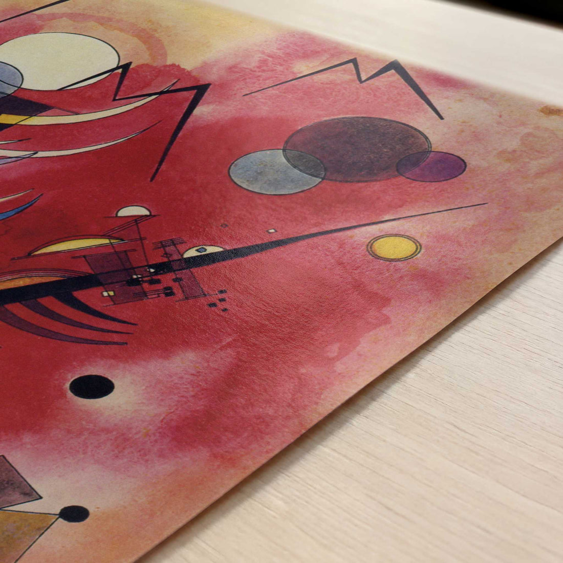 Inner Simmering (1925) by Wassily Kandinsky – Art Print - Close-up detail of the art print