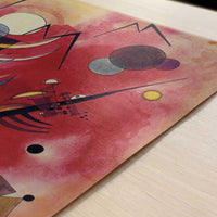 Inner Simmering (1925) by Wassily Kandinsky – Art Print - Close-up detail of the art print