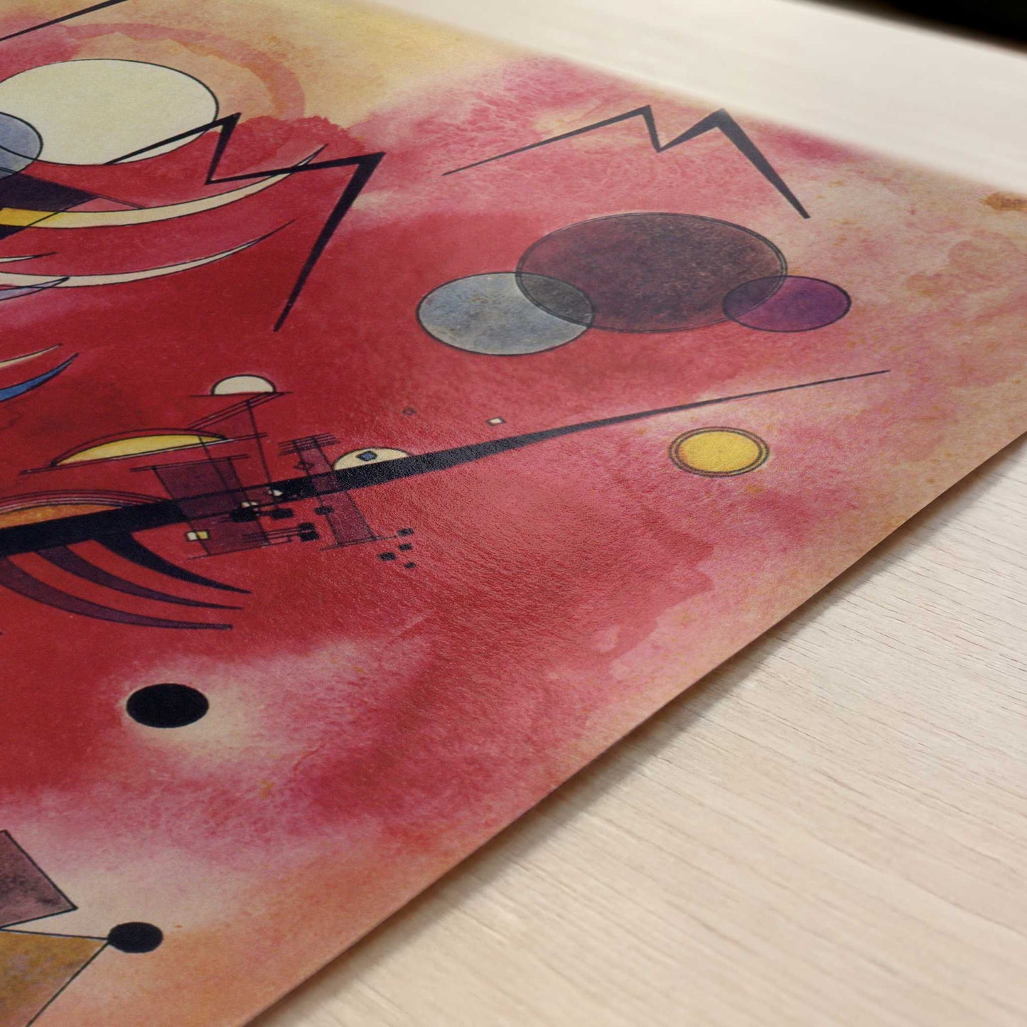 Inner Simmering (1925) by Wassily Kandinsky – Art Print - Close-up detail of the art print