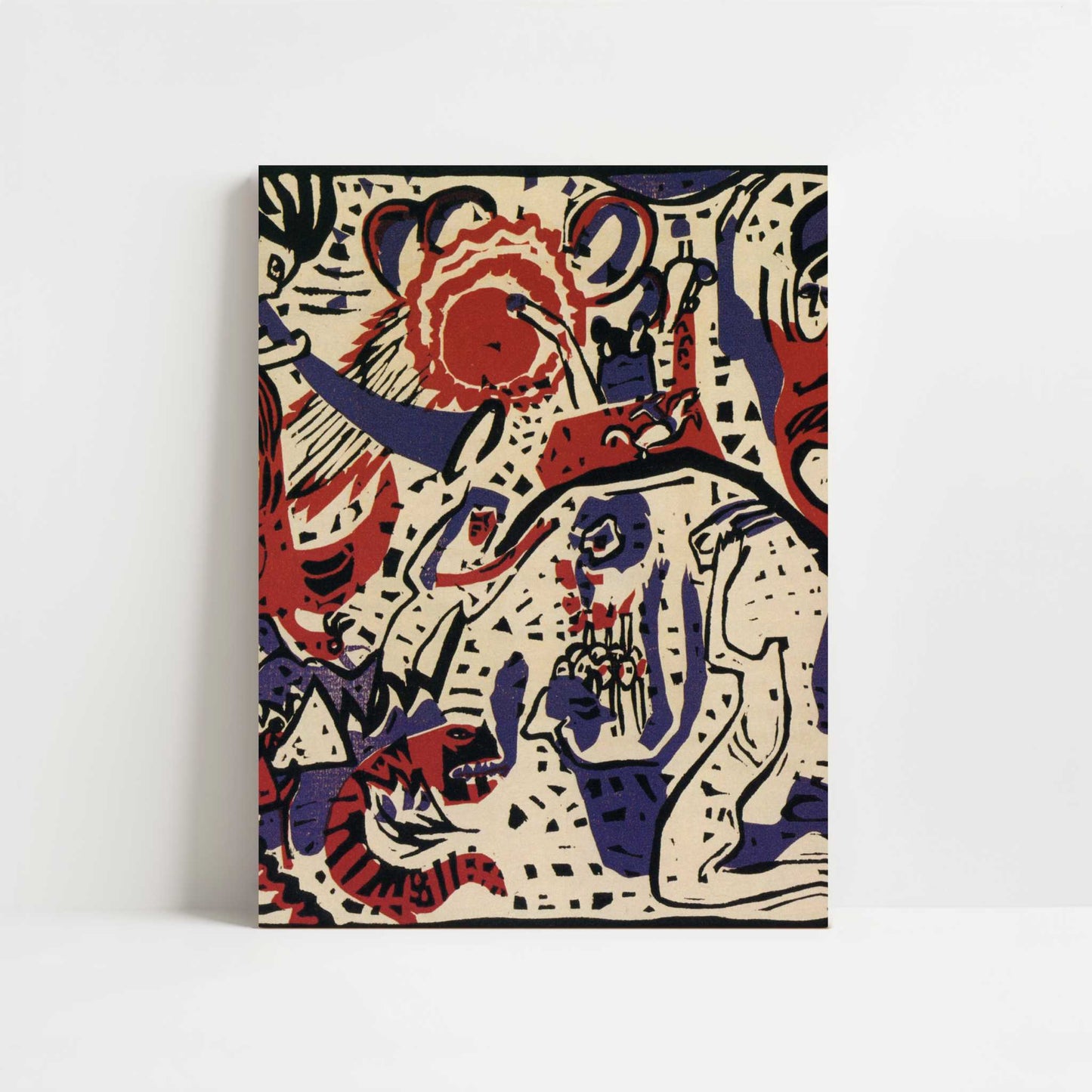 Large Resurrection (1911) by Wassily Kandinsky – Art Print - Unframed art print