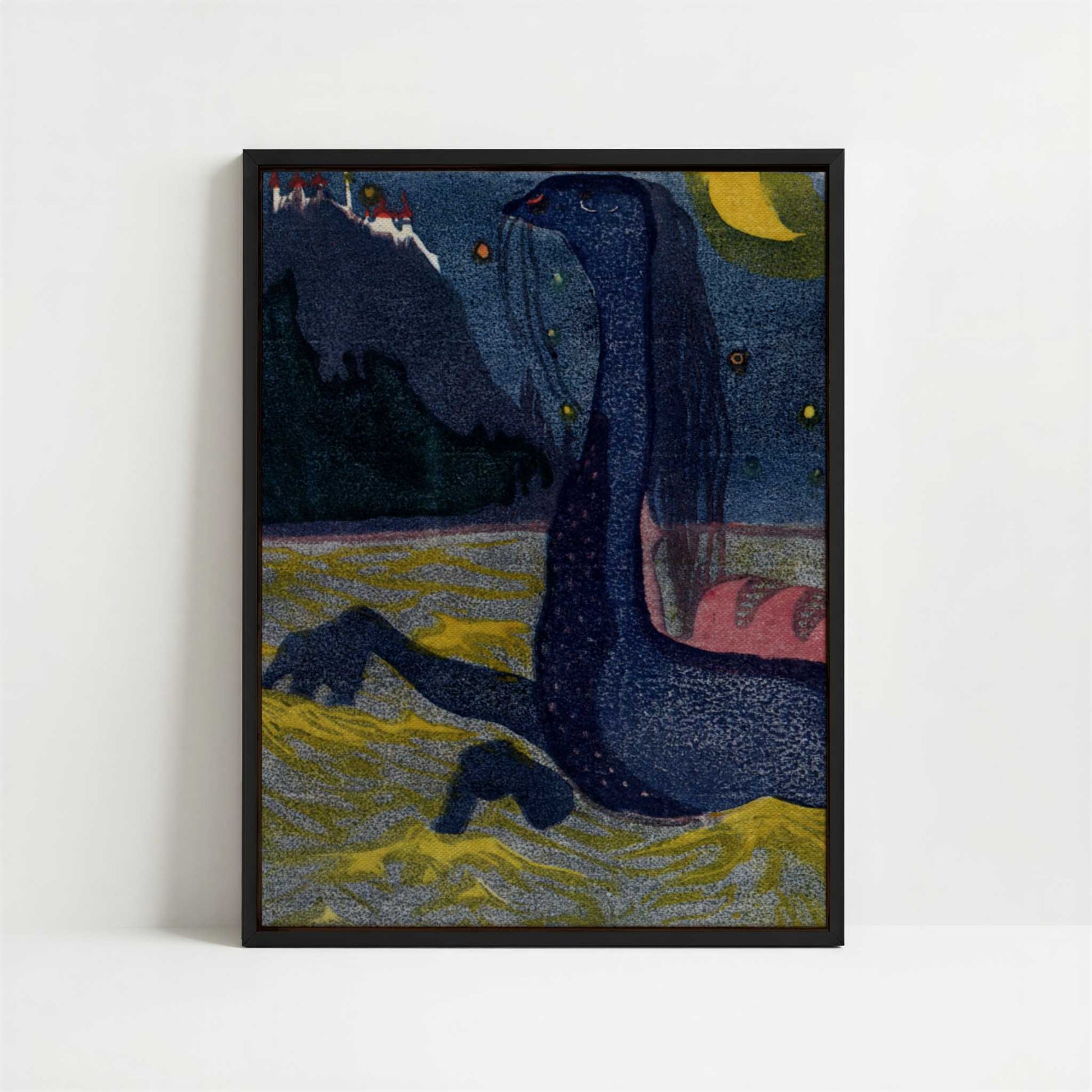 Framed Canvas - Framed canvas in black frame