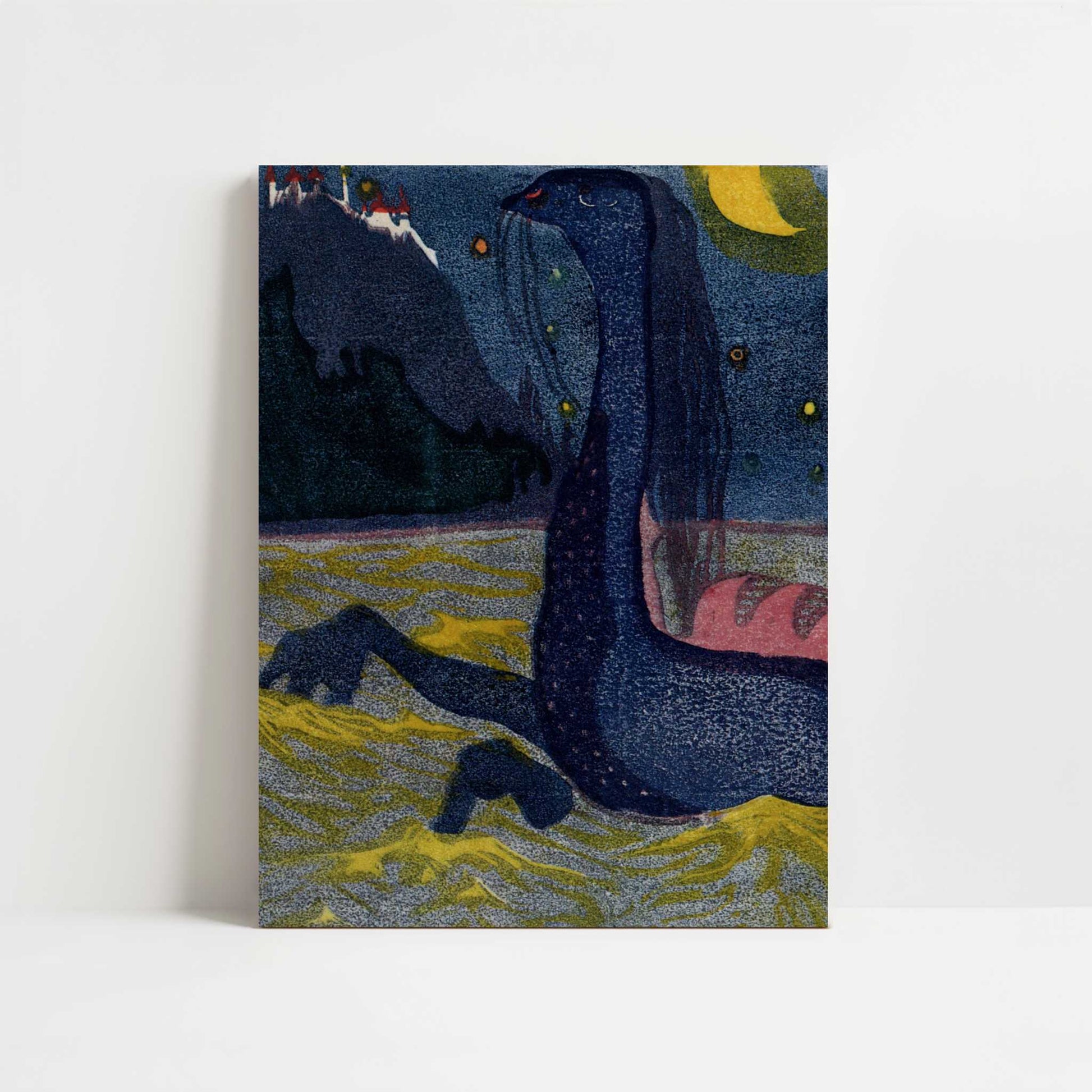 Moonlight (1907) by Wassily Kandinsky – Art Print - Unframed art print