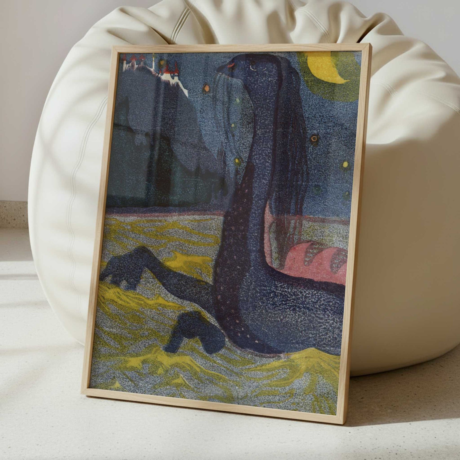 Moonlight (1907) by Wassily Kandinsky – Art Print - Interior inspiration