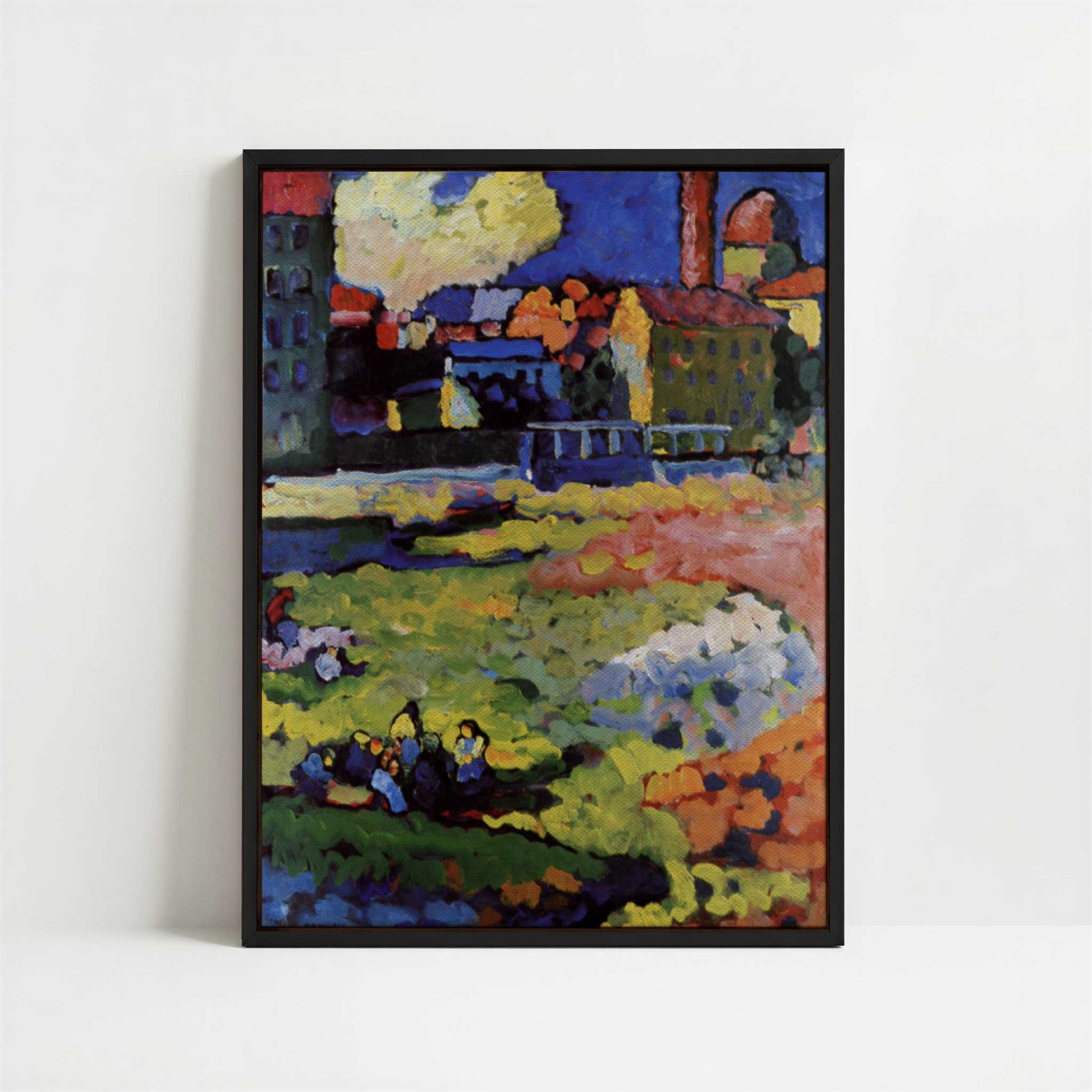 Framed Canvas - Framed canvas in black frame