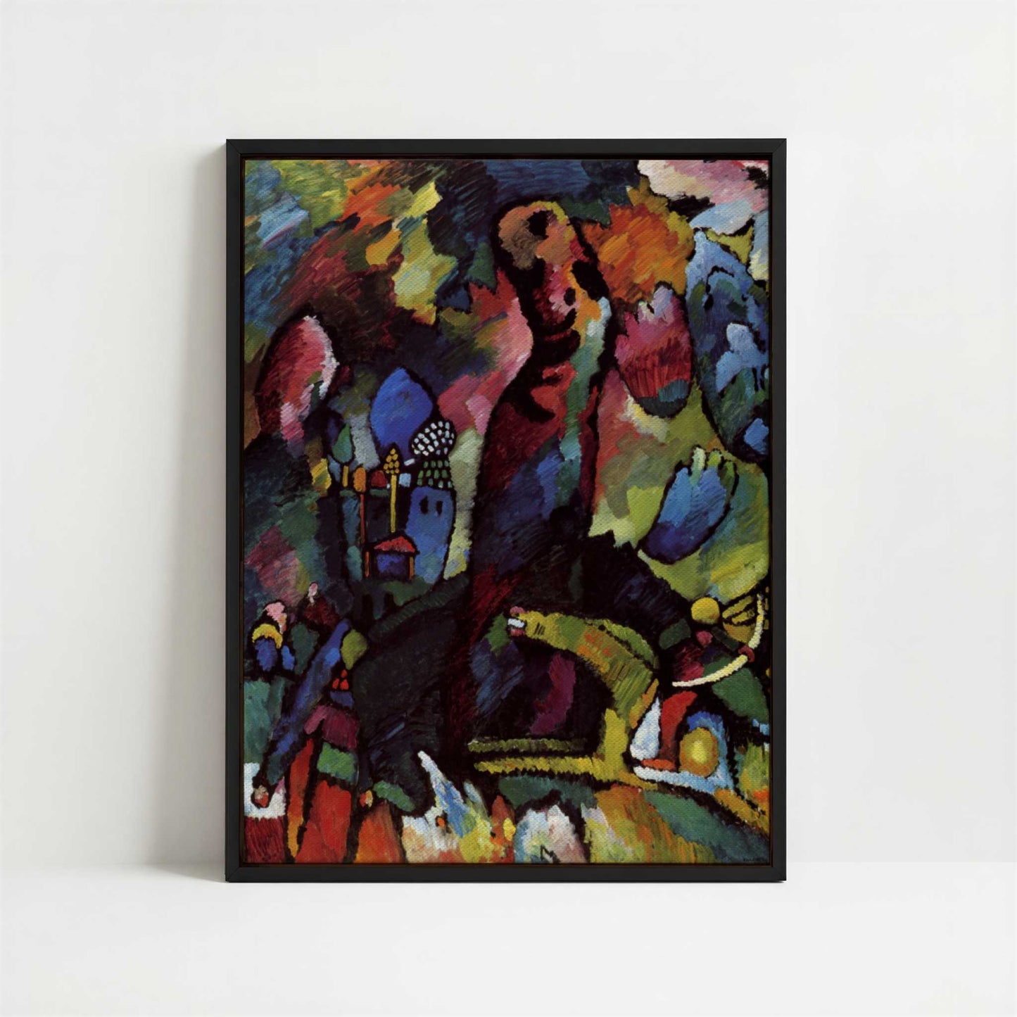 Framed Canvas - Framed canvas in black frame