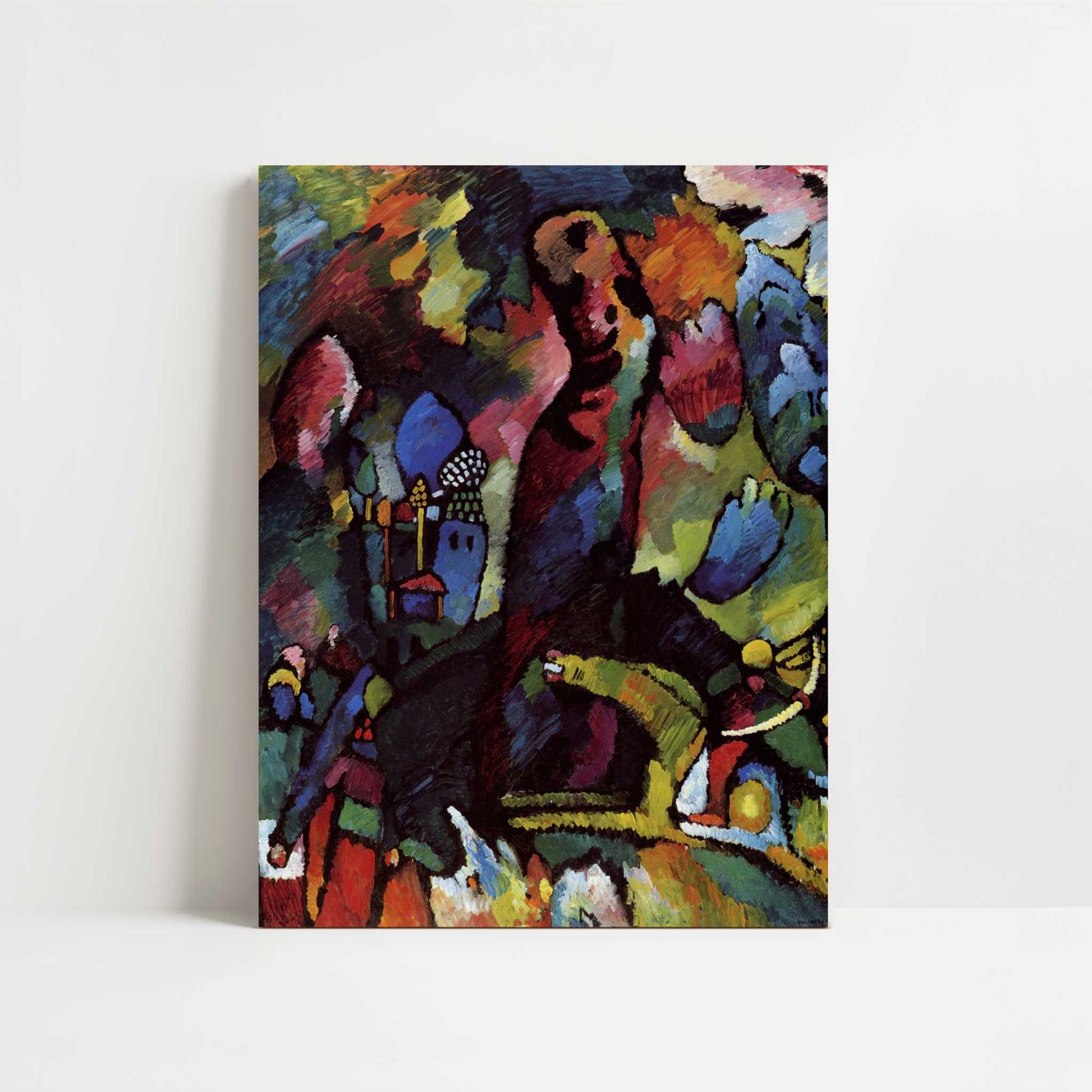 Picture with Archer (1909) by Wassily Kandinsky – Art Print - Unframed art print