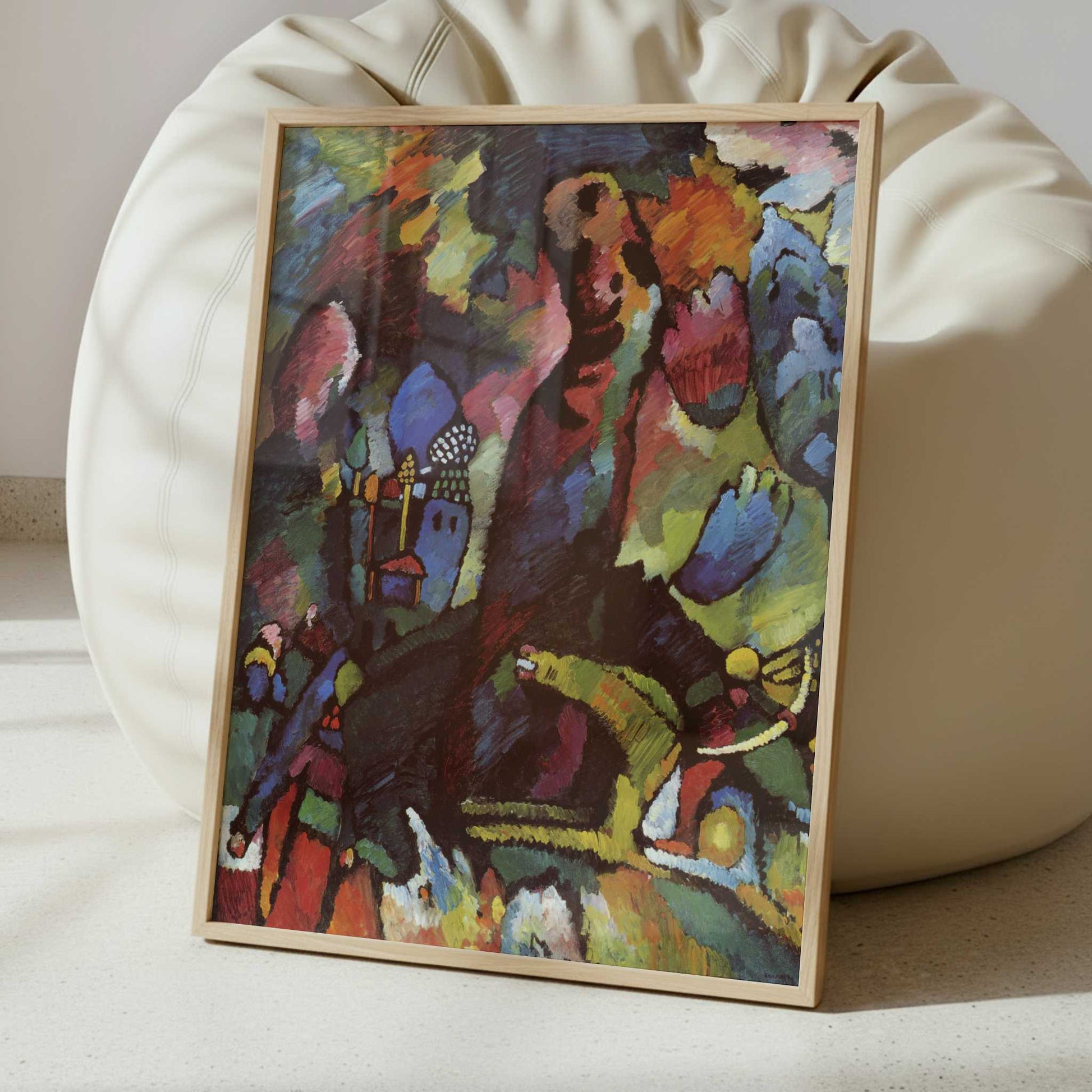 Picture with Archer (1909) by Wassily Kandinsky – Art Print - Interior inspiration