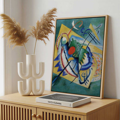 Framed Canvas - Framed canvas in a stylish interior setting