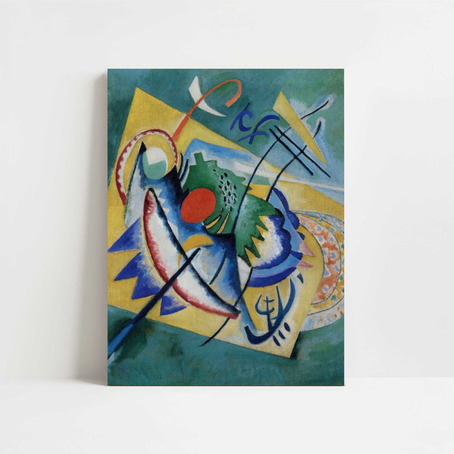 Red Oval (1920) by Wassily Kandinsky – Art Print - Unframed art print