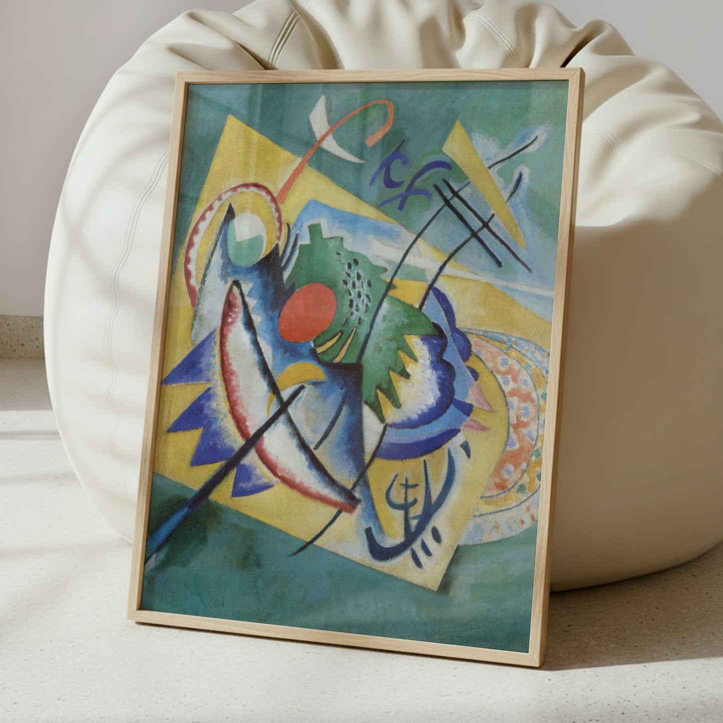 Red Oval (1920) by Wassily Kandinsky – Art Print - Interior inspiration