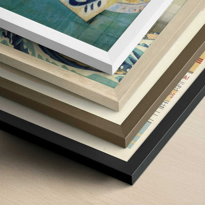 Red Oval (1920) by Wassily Kandinsky – Art Print - Close-up detail of the different frames