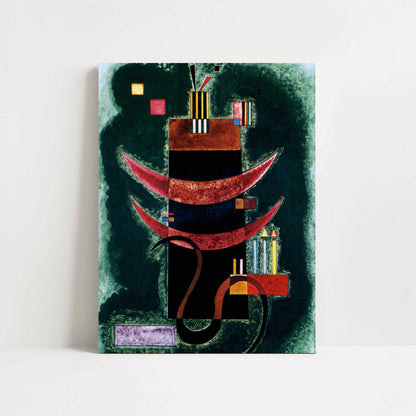 Red Segments (1927) by Wassily Kandinsky – Art Print - Unframed art print