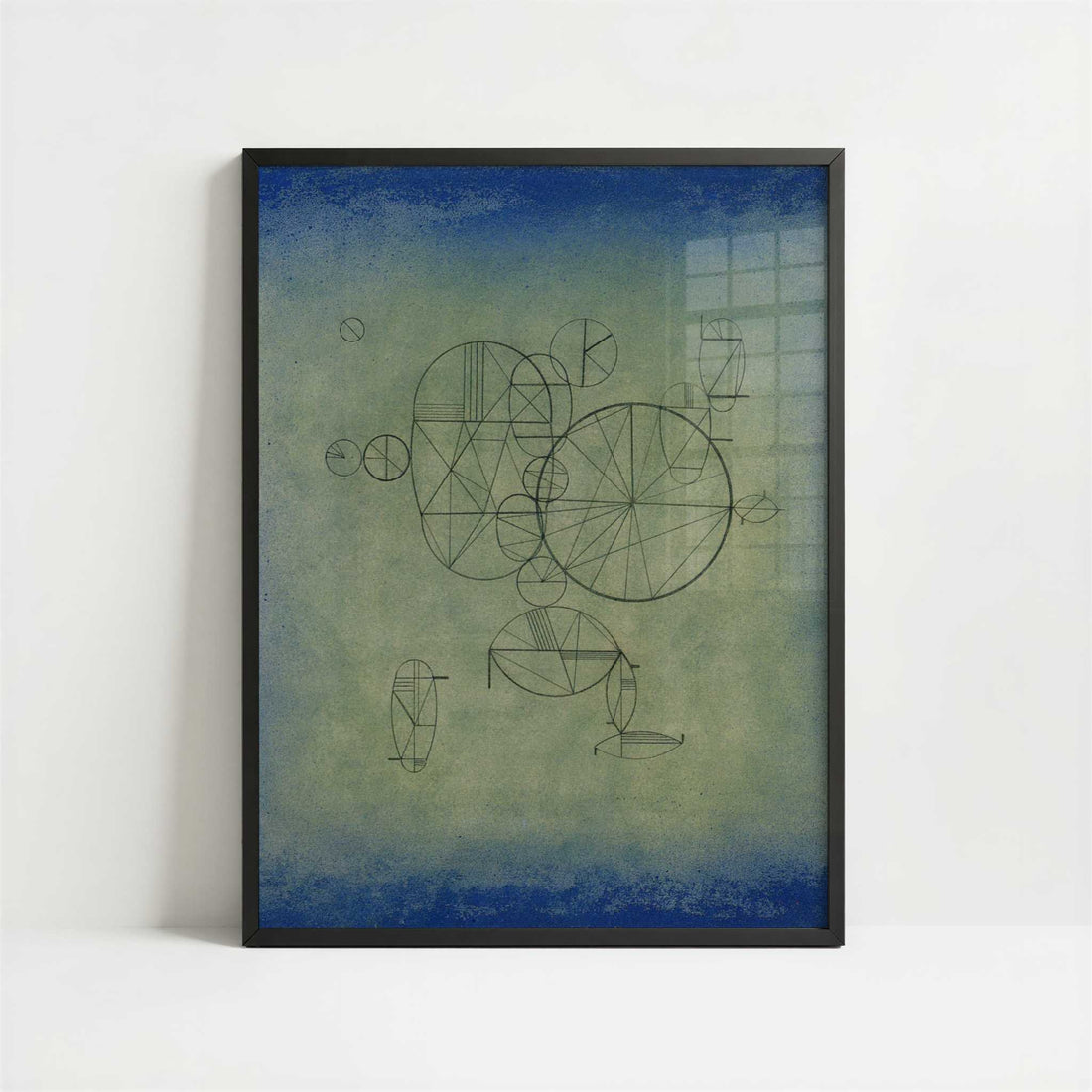 Round Poetry (1933) by Wassily Kandinsky – Art Print - Art print in black frame