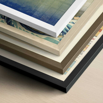 Round Poetry (1933) by Wassily Kandinsky – Art Print - Close-up detail of the different frames